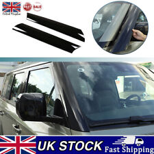 Glossy Black Front Windshield