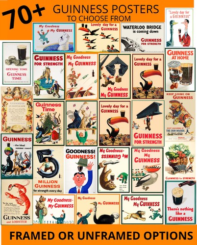 Vintage guinness poster - vintage, toucan