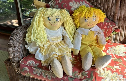 Vintage 1980s handmade rag - 1980s,