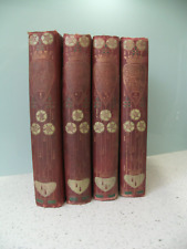 QUEEN VICTORIA HER LIFE AND REIGN 4 VOLUMES ART NOUVEAU BOARDS BY TALWIN MORRIS