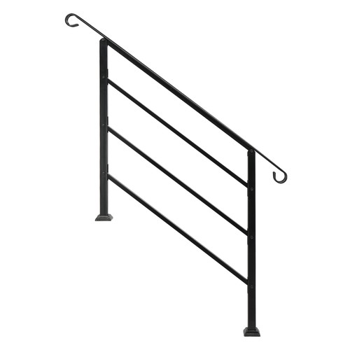 Wrought iron grab rail - iron,