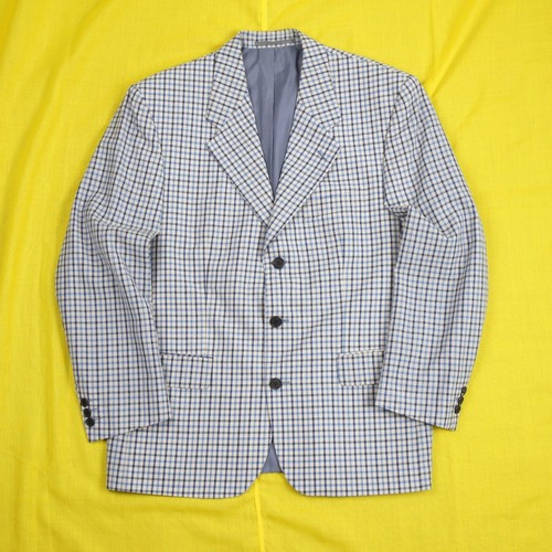 Men blue gingham - men's, check
