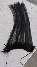 Feather Cloak Black Tulle Cape
