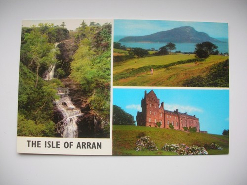Arran postcard glen ashdale - arran,