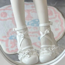 Cute Pumps Shoes Lolita Red