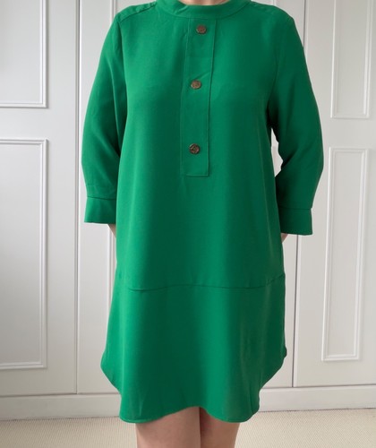 Zara green shirt dress size - zara,