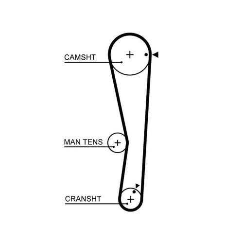 Gates timing belt - timing, cambelt