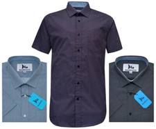 Mens Short Sleeve Shirt Polka