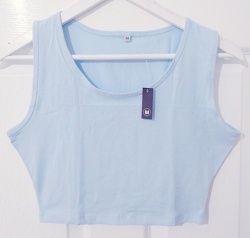 New women stretchy crop tops - new,