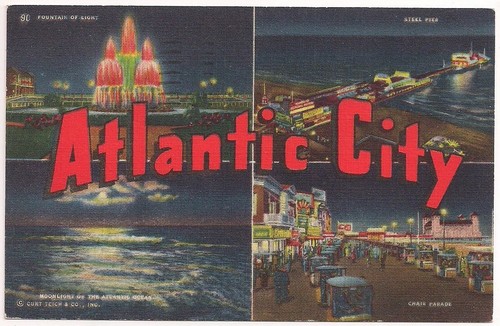Postcard atlantic city - postcard,