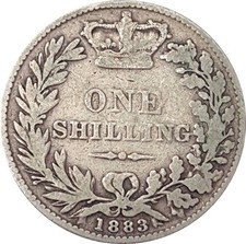 1837 TO 1901 VICTORIA SILVER SHILLING CHOICE OF YEAR / DATE