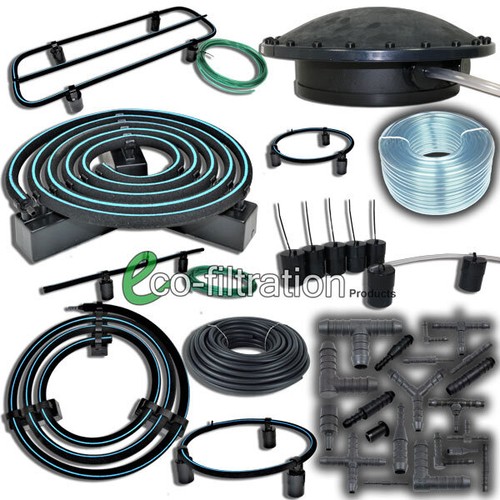 Garden pond air rings - pond,