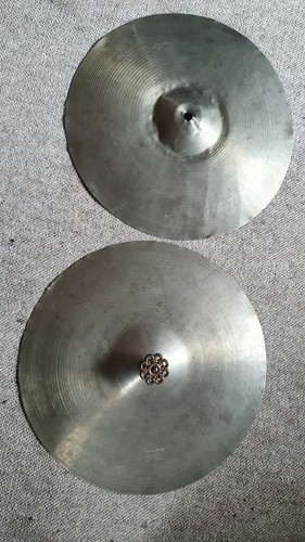 Very old pair cymbals - pair,