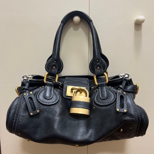 Chloe paddington black leather - chloe,