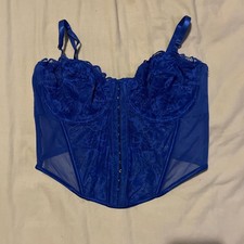 Royal blue corset top #corsettop primark 38C (Z009)