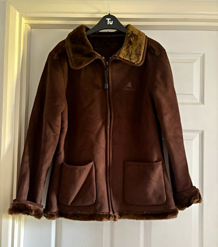 Euro star brown jacket - euro-star, faux