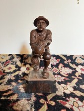 Black Forest Wooden Carving Of