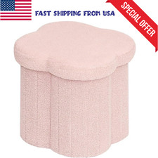 Folding Storage Ottoman Cube