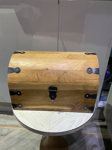 Trunk hardwood domed table top - trunk,