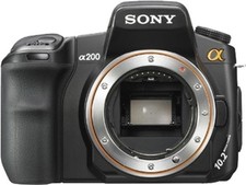 Sony Alpha 200 DSLR-A200 10.2M