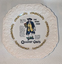 Porcelain plate "Quaker Oats"