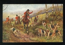 Hunting scene postcard - ,