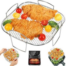 Rack Square Air Fryer Rack Grill Rack Air Fryer Basket Air Fryer Accessories New