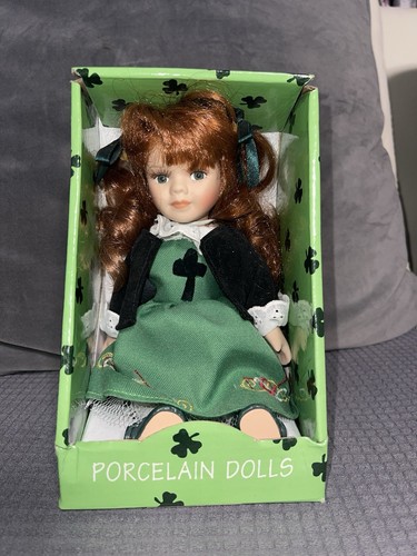 Porcelain irish dancer costume - porcelain,