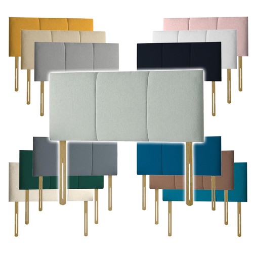 Line headboard padded plush - padded,