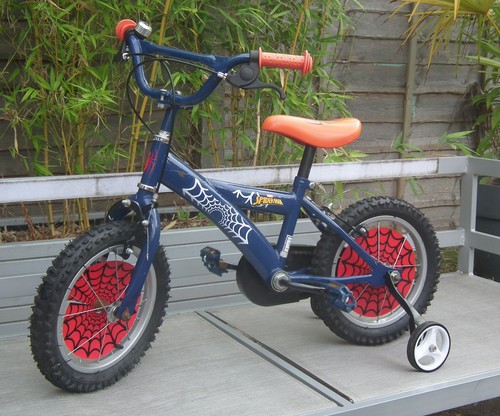 Spider man boy bike - bike,