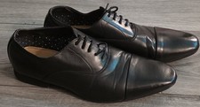 Taylor & Wright Men's Classic Black Leather Shoes Size 11 School Office Wear