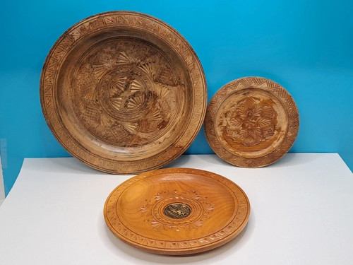 Vintage hand carved - vintage, turned