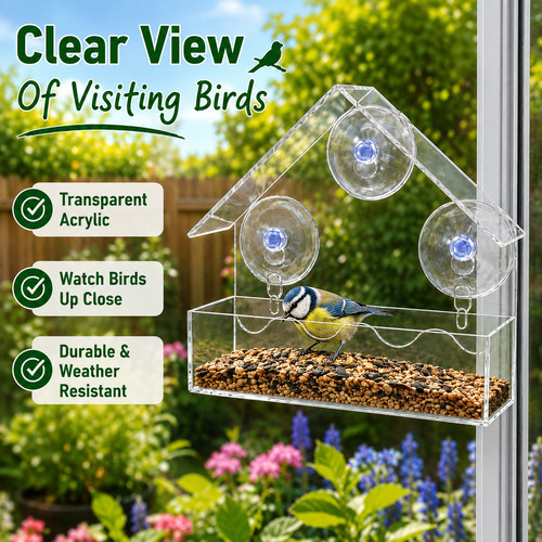 Window bird feeder wild - bird,