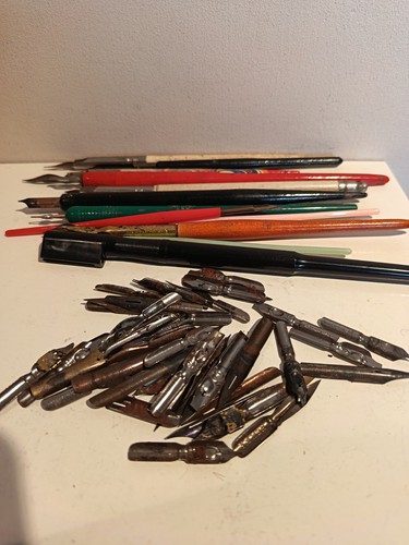 Collection vintage dip pen - vintage,