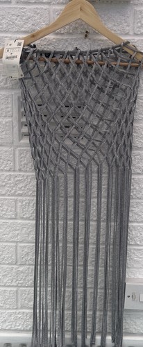 Nwt zara metallic silver - silver, knit
