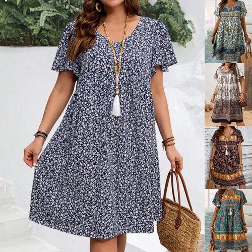 Womens holiday loose dress - womens,
