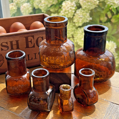 Bovril jars old vintage - 6,