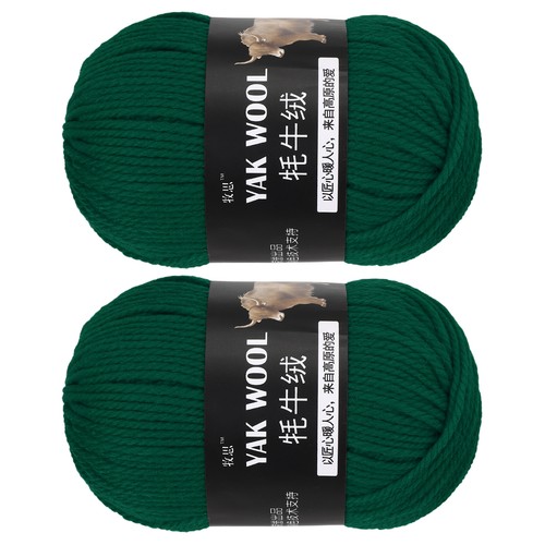 2pcs crocheting yarn dark - 2pcs,