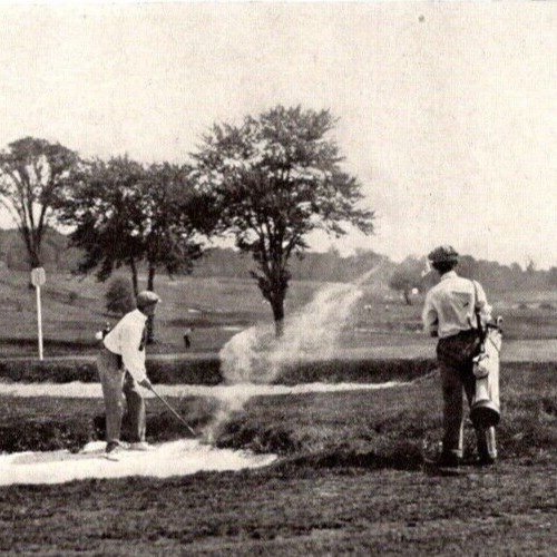 Antique 1919 photo sand trap - antique,