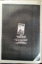 SKIDS Stuart Adamson Yankee Dollar 1979 UK Poster size Press ADVERT 16x12 inches