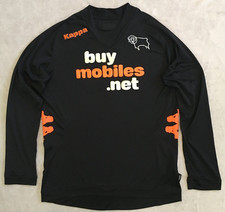 Derby County 2012 - 2013 away Black Kappa Long Sleeve shirt size M
