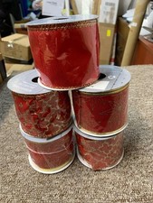 PREMIER CHRISTMAS WIRED RIBBON 5 REELS (290)