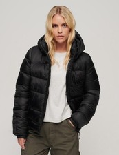 Superdry Black Sports Puffer