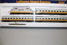 Fleischmann 6350 Train Set Lufthansa Airport Express With Elok Gauge H0 Boxed