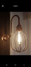 1 No. 'Lightique' Wall Mounted Light Fitting In Bright Copper Finish with bulb
