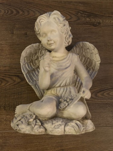 Vintage garden cherub - cherub, angel