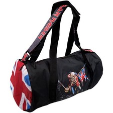 IRON MAIDEN THE TROOPER ROCKSAX PRINTED DUFFLE  BAG OFFICIALLY LICENSED ITEM