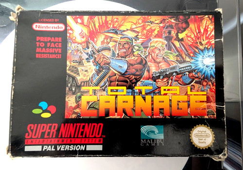 Total carnage super nintendo - super,