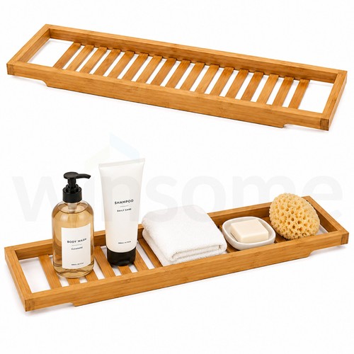 Bamboo bath caddy tray for - tray,