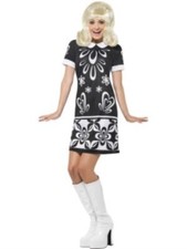 Ladies 1960s Monochrome Missy